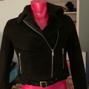 Motorcycle zip up jacket;  Great shape!